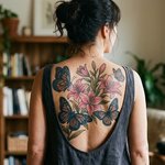 tatouage-dos-papillon