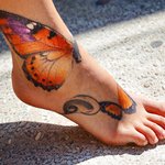 tatouage-papillons-3d