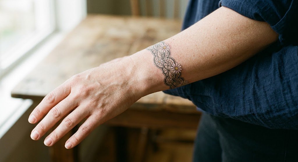 tatouage bras bracelet
