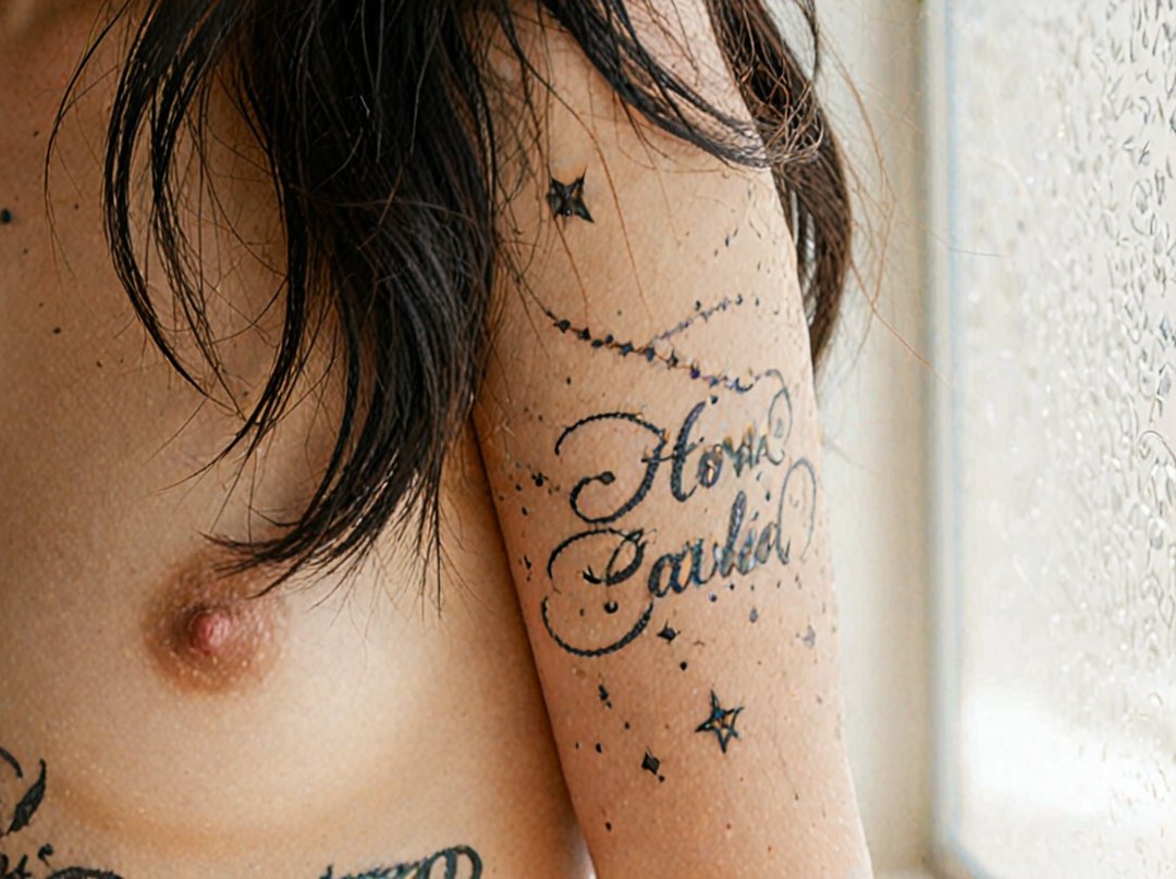 tatouage ecriture bras
