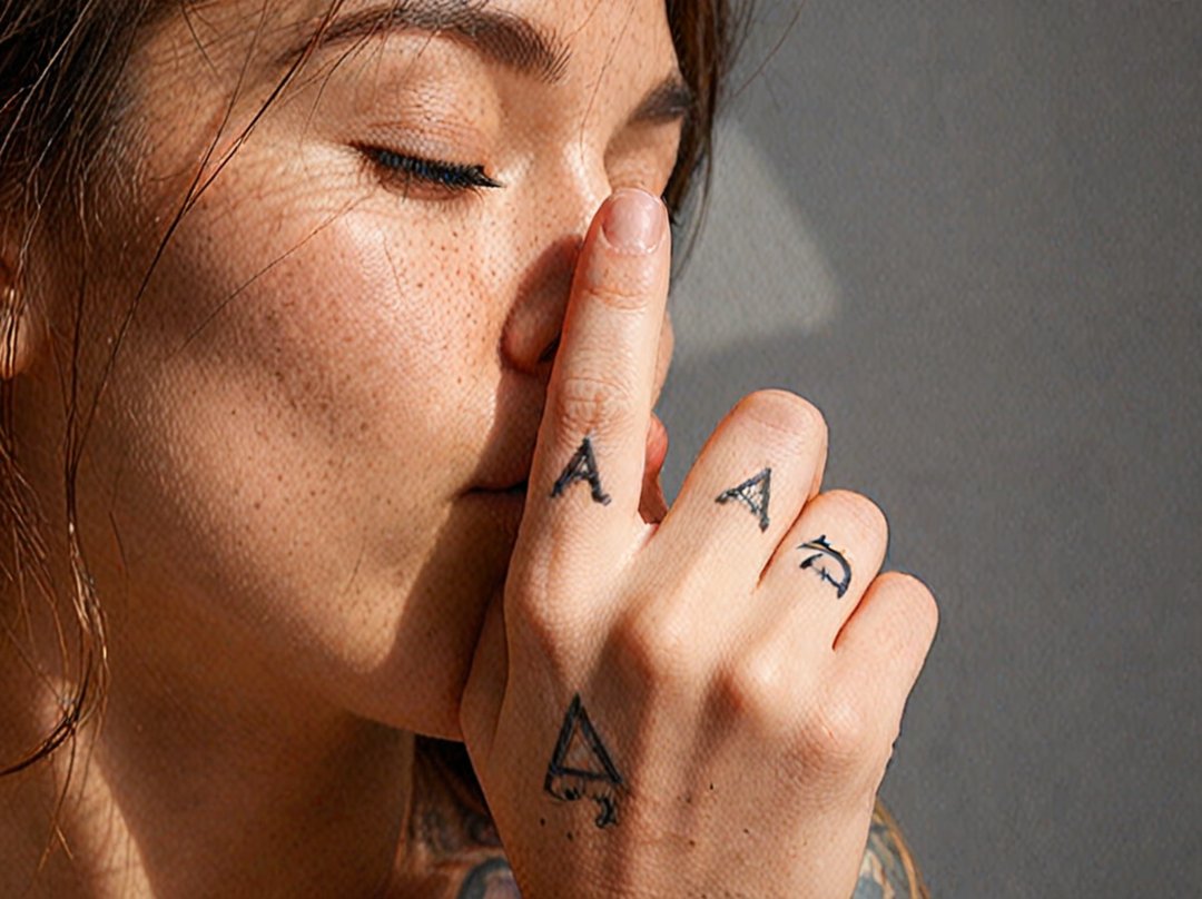 tatouage mot doigt