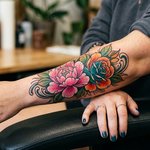 tatouage bras feminin