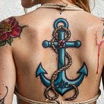 tatouage ancre marine