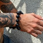 tatouage bracelet chapelet