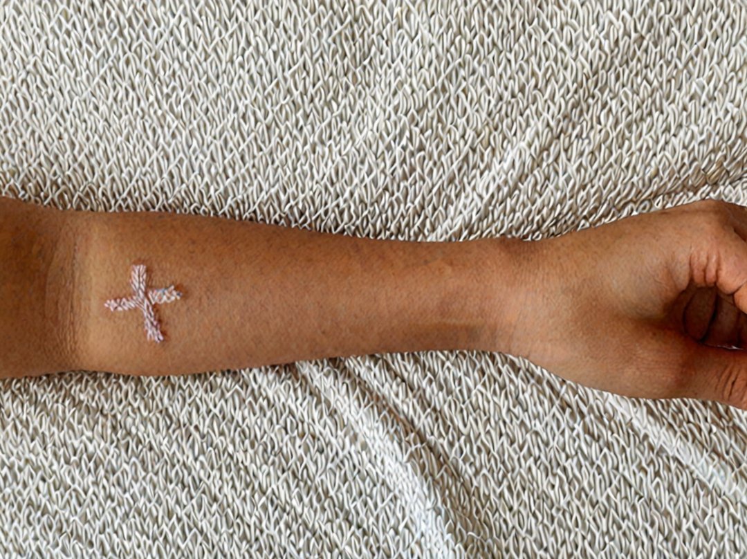tatouage encre blanc