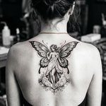 tatouage fée ange