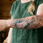 tatouage fée avant bras