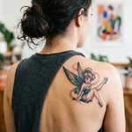 tatouage fée clochette couleur