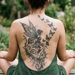 tatouage fée dos