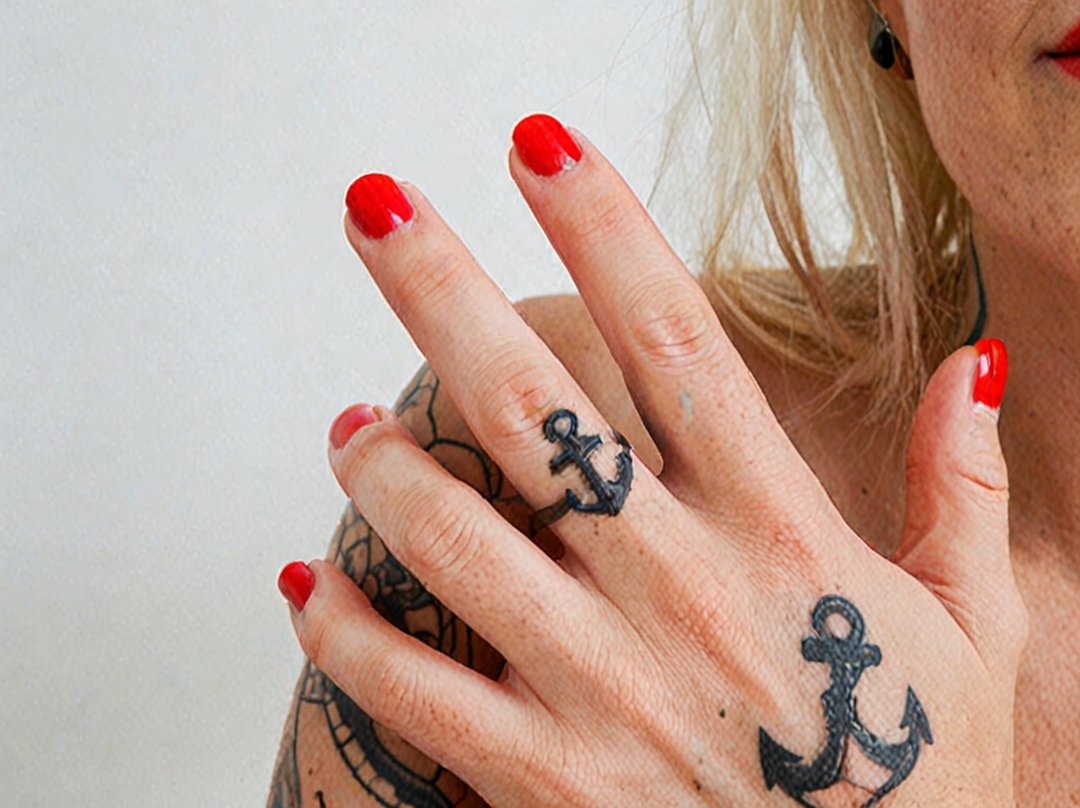 motif tatouage doigt bague