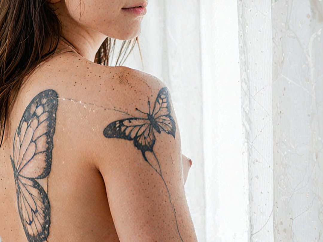 papillon tatouage