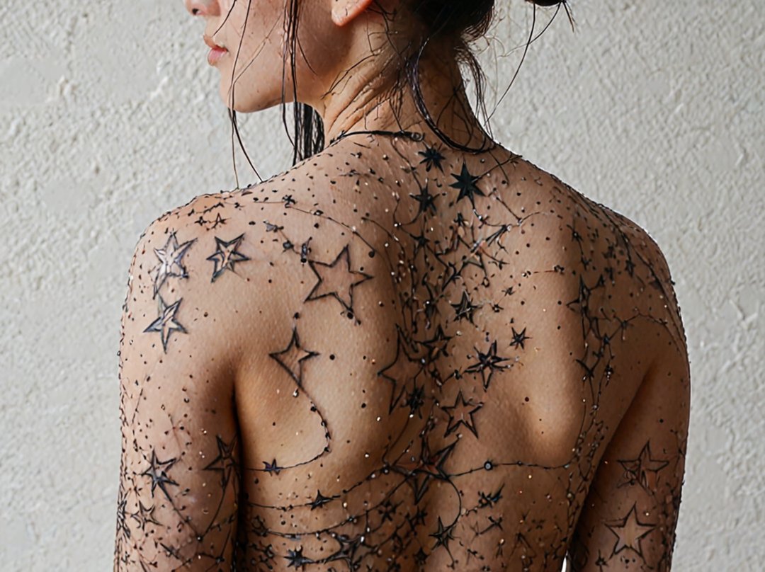 rihanna tatouage dos