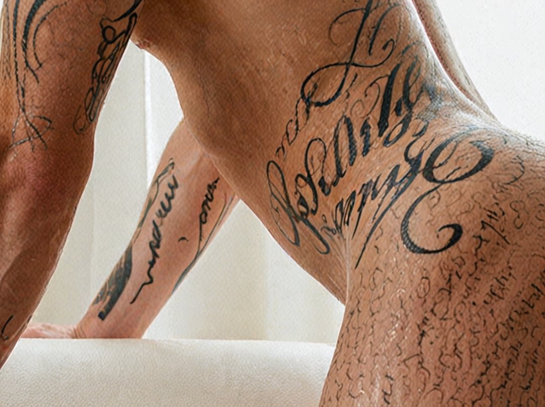 style ecriture tatouage