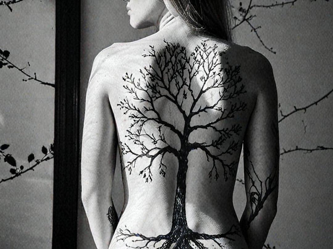 tatouage arbre
