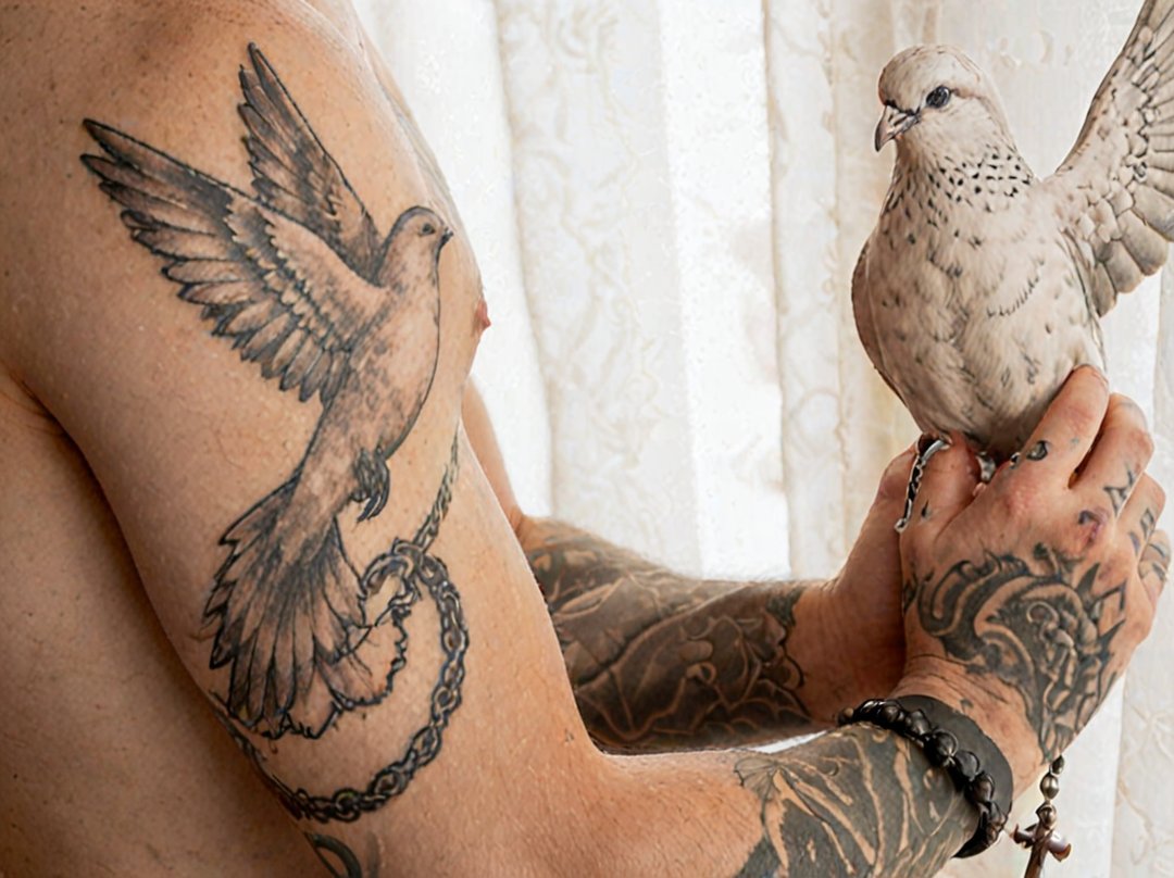 tatouage bras homme complet