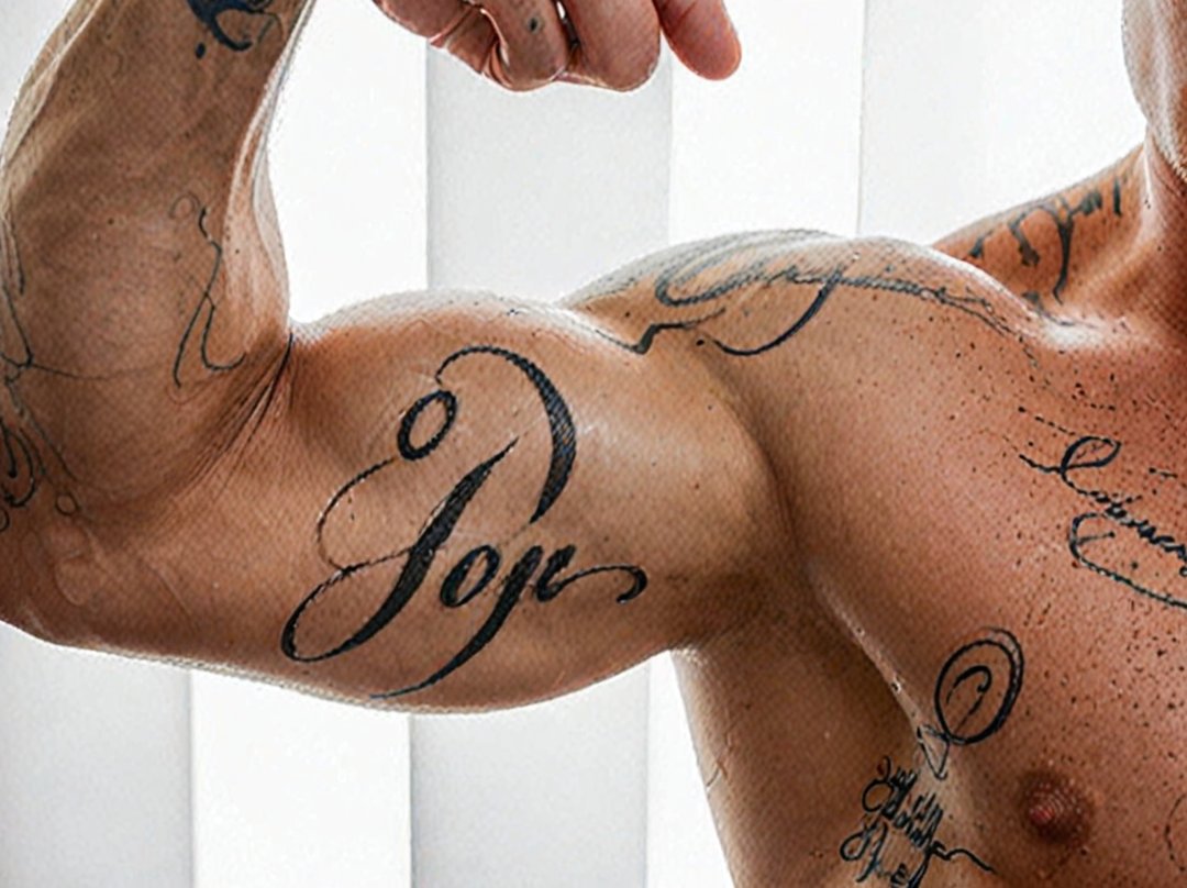 tatouage bras prenom