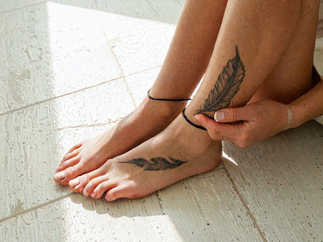 tatouage cheville femme