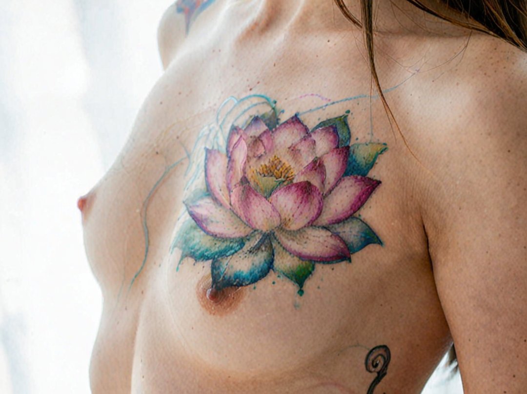 tatouage femme couleur