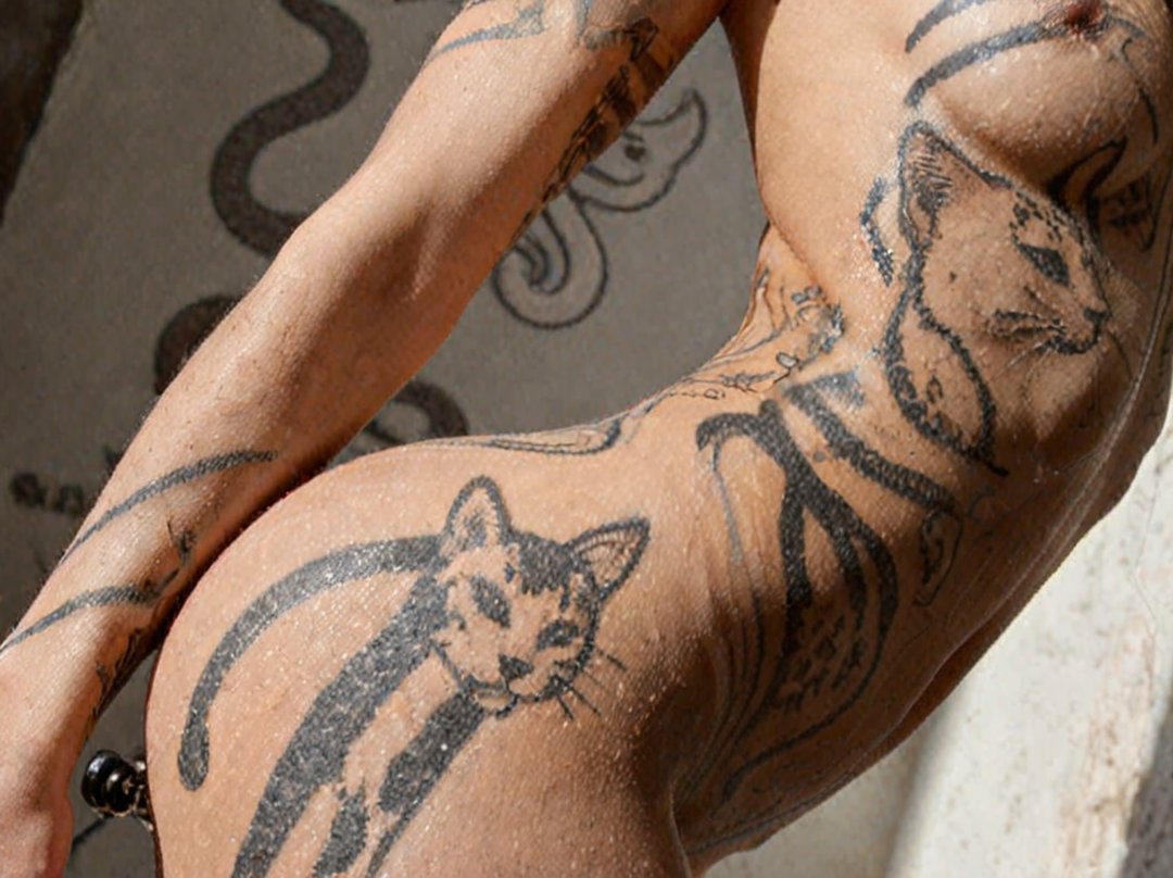tatouage flanc femme cote