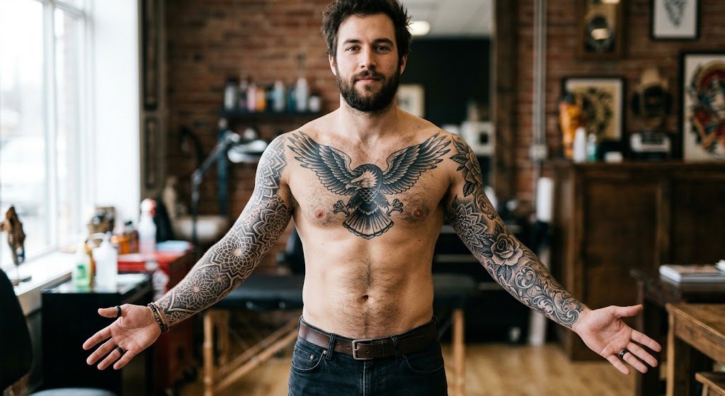 tatouage homme corps