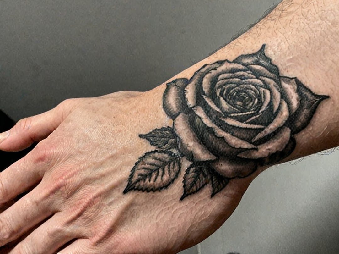 tatouage homme main