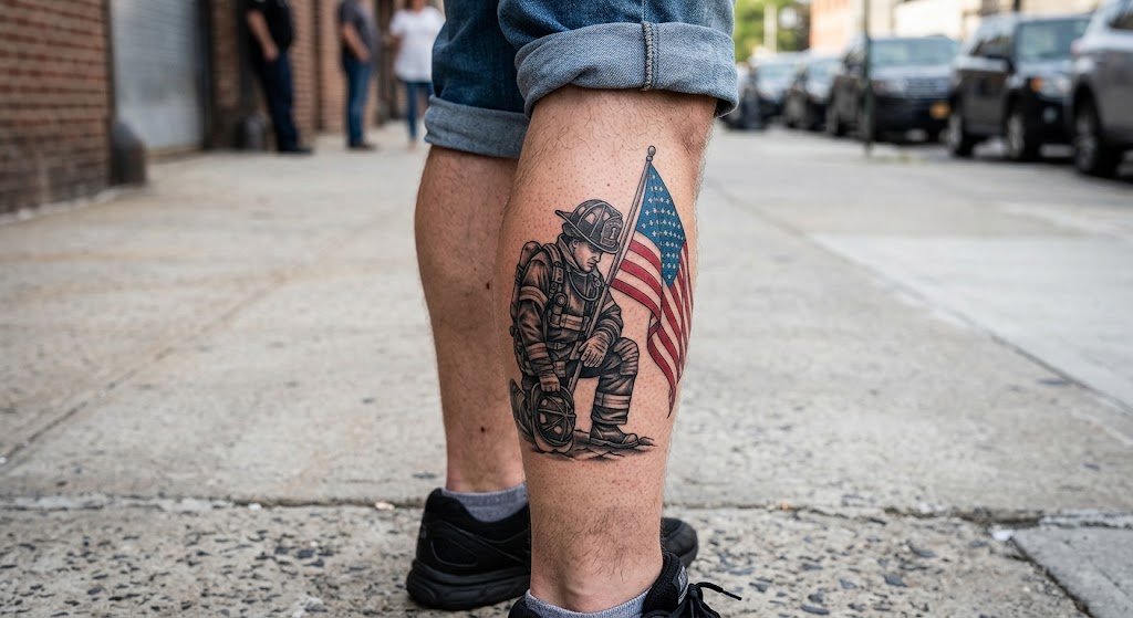 tatouage pompier